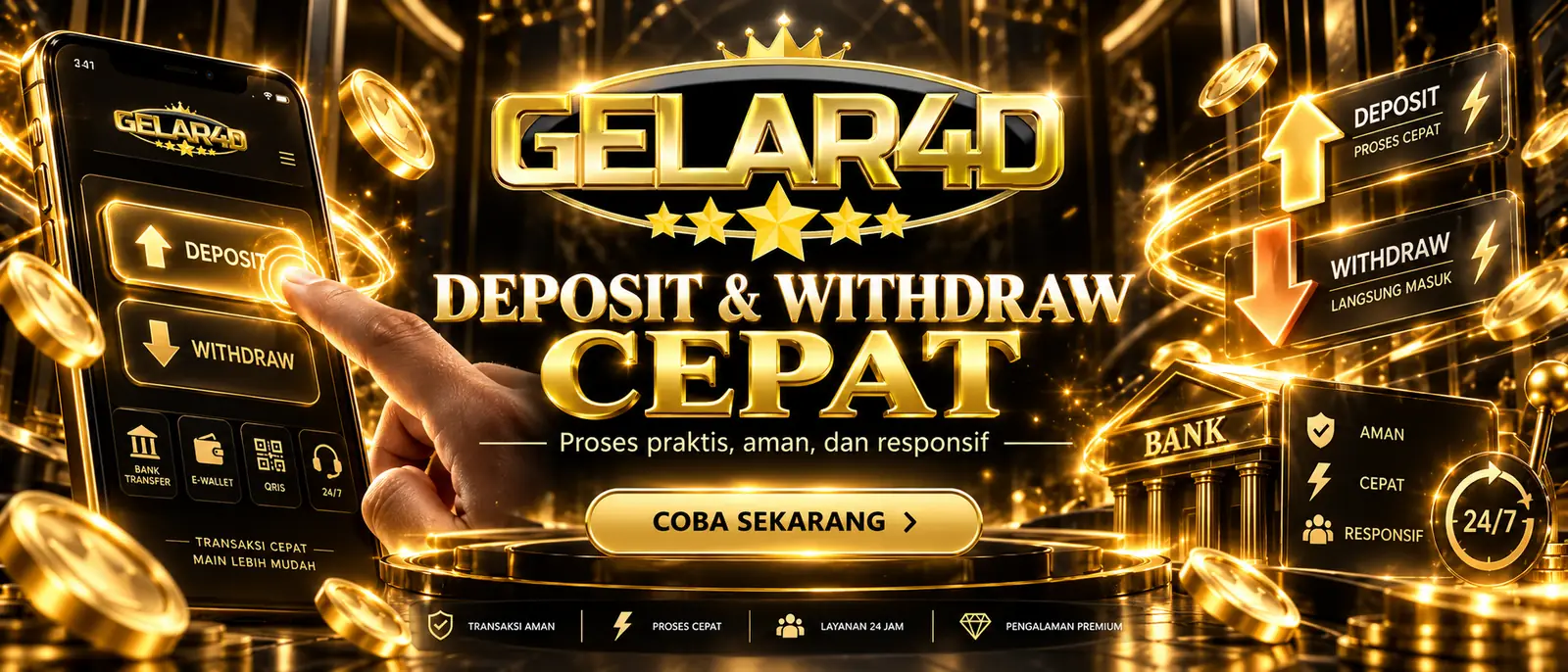 Deposit dan withdraw cepat GELAR4D