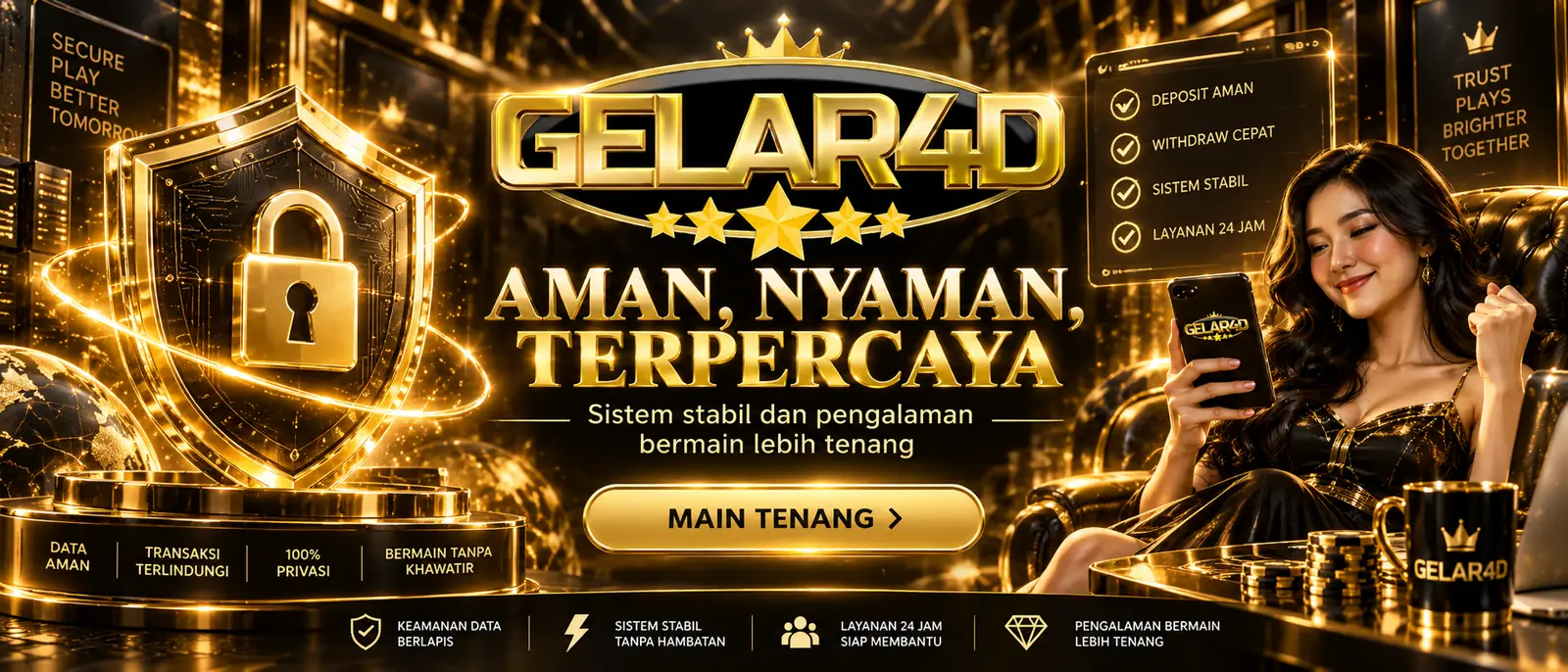 Aman nyaman GELAR4D
